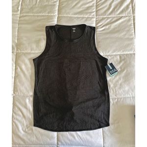 NWT DSG Knot Back Burnout Black Tank